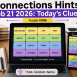 Connections Hints Feb 21 2026
