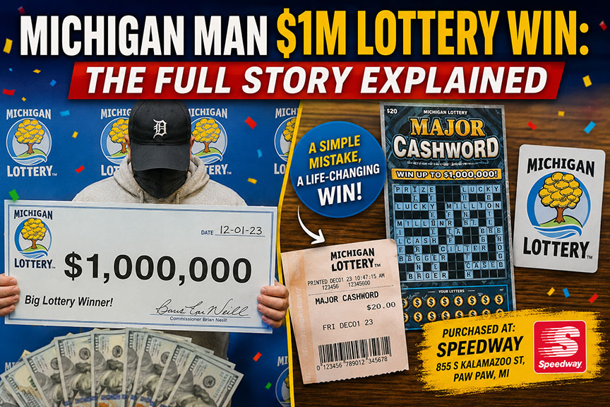 Michigan Man $1M Lottery Win: The Full Story Explained