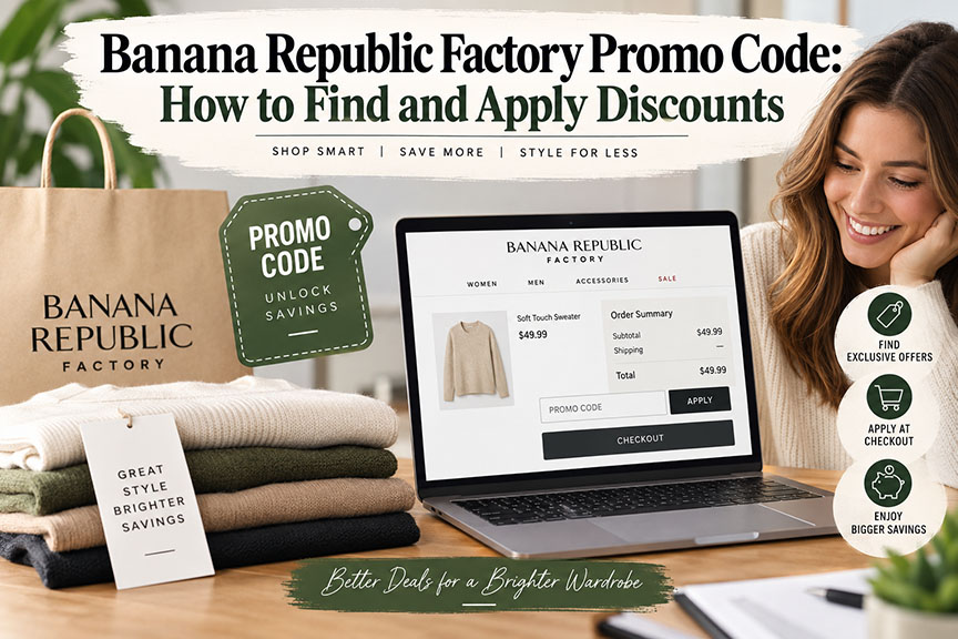 Banana Republic Factory Promo Code: How to Find and Apply Discounts