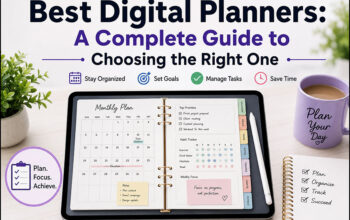 # Best Digital Planners: A Complete Guide to Choosing the Right One A planner should make your schedule easier to manage, not create another complicated system to maintain. Some people need a simple weekly overview, while others want detailed sections for projects, habits, appointments, study plans, finances, or long-term goals. The **Best Digital Planners** combine the familiar structure of traditional planning with the flexibility of tablets, smartphones, and computers. Depending on the format, you can write by hand, type notes, duplicate pages, follow hyperlinks, and organize different areas of your life in one convenient place. Choosing the right option starts with understanding how you actually plan. ## What Is a Digital Planner? A digital planner is an electronic tool designed to organize schedules, tasks, goals, notes, routines, and other important information. Some digital planners are interactive PDF files used inside note-taking applications, while others are dedicated productivity or calendar apps. PDF planners often resemble traditional notebooks. They may contain monthly calendars, weekly spreads, daily schedules, goal pages, habit trackers, project sections, and clickable tabs. App-based planners may focus more heavily on reminders, calendars, task management, collaboration, or synchronization between devices. Neither approach is automatically better. The right format depends on your preferred planning style. ## Why Are Digital Planners So Useful? One of the biggest advantages of digital planning is flexibility. A traditional notebook has a fixed number of pages, but many digital formats allow pages to be duplicated, edited, reorganized, or reused. The **Best Digital Planners** can also reduce the need to carry multiple notebooks. Depending on your chosen application and device, one planner can contain personal appointments, work tasks, project notes, goals, and habit tracking. Useful features may include: * Hyperlinked sections and tabs * Handwriting and stylus support * Daily, weekly, and monthly layouts * Reusable templates * Customizable pages * Task and goal tracking * Easier corrections and editing * Cloud synchronization in supported apps * Typed and handwritten notes Features vary between products, so compatibility should always be checked before choosing a planner. ## Best Digital Planners: Features to Look For The **Best Digital Planners** are not necessarily the ones with the largest number of pages or templates. A good planner should provide features that support your real routine without making organization unnecessarily complicated. ### Daily, Weekly, and Monthly Views Consider how closely you manage your schedule. Daily pages work well for detailed schedules, time blocking, meetings, and longer task lists. Weekly layouts provide a broader overview of responsibilities, while monthly calendars make important appointments, deadlines, trips, and events easier to see. If you rarely plan every hour of your day, a simple weekly and monthly system may be enough. ### Hyperlinked Navigation Hyperlinks are particularly useful in large PDF planners. Instead of scrolling through hundreds of pages, users can tap a month, date, tab, or section to move directly to the required page. This can make a digital planner feel much more organized and efficient, especially when it contains separate sections for goals, habits, projects, finances, and notes. ### Task and Goal Management A calendar shows when something needs to happen, but effective planning often requires more than dates. Look for useful sections such as: * Daily priorities * Weekly objectives * To-do lists * Project planning * Deadlines * Goal tracking * Habit tracking * Progress reviews Students may benefit from assignment and study trackers, while professionals and entrepreneurs may prefer project planning and priority-management pages. ### Customization Options The **Best Digital Planners** usually provide enough flexibility to adapt to different routines without overwhelming users with unnecessary options. Some planners include alternative covers, paper styles, stickers, weekly layouts, and specialized templates. Others allow users to duplicate pages and create a more personalized system. Customization is most valuable when it improves usability. Decorative elements are secondary to a layout that helps you stay organized. ## Choose a Planner That Works With Your Device Compatibility should be one of your first considerations. A beautifully designed planner offers little value if its important functions do not work correctly with your preferred device or application. Digital PDF planners are commonly designed for note-taking applications such as Goodnotes and Notability. Other planning products operate as standalone apps rather than PDF documents. If handwriting is important to you, a compatible tablet and stylus can provide an experience closer to using paper. People who prefer typing may be more comfortable with an application designed for keyboards and cross-device use. Before choosing among the **Best Digital Planners**, ask yourself: 1. Which device will I use most frequently? 2. Do I prefer handwriting, typing, or both? 3. Will I need access from multiple devices? These simple questions can quickly eliminate planners that do not match your workflow. ## Match Your Planner to Your Lifestyle A planner designed for a university student may not suit an entrepreneur, and a complex business planner may be excessive for someone who simply wants to manage household tasks and appointments. ### For Students Students can look for class schedules, assignment trackers, exam calendars, project pages, study plans, and note sections. An academic-year format may also be more useful than a traditional January-to-December calendar. ### For Professionals Professionals often need weekly priorities, meeting notes, appointment schedules, project deadlines, and task lists. A clean layout can be particularly valuable because unnecessary trackers may distract from work-related planning. ### For Entrepreneurs Entrepreneurs and freelancers often manage several responsibilities at the same time. The **Best Digital Planners** for these users may include goal setting, project planning, meeting notes, content calendars, task management, and business-related organization. ### For Everyday Organization You do not need a complicated productivity system to benefit from digital planning. For appointments, errands, household responsibilities, personal goals, and daily tasks, a monthly calendar combined with weekly pages and simple task lists may provide everything you need. ## Dated vs. Undated Digital Planners A dated planner already assigns pages to specific days, weeks, and months. It requires little setup and can be convenient for people who plan consistently. An undated planner allows you to enter dates yourself. This makes the format more flexible because unused days or weeks do not necessarily become wasted pages. When comparing the **Best Digital Planners**, think about how frequently you actually plan. Regular users may appreciate the convenience of dated pages, while occasional planners can benefit from the flexibility of an undated layout. ## Common Mistakes to Avoid One common mistake is choosing a planner mainly because it looks attractive. Visual design matters, but usability should come first. Another mistake is assuming that more features automatically mean better value. A planner containing hundreds of templates can become difficult to use if you only need a calendar, weekly priorities, and task lists. Compatibility is another important consideration. Do not assume that every hyperlink, handwriting feature, font, or synchronization option works identically across applications and operating systems. Finally, avoid trying to build a perfect planning system immediately. Start with essential pages and gradually add trackers or specialized templates when you know they will be useful. ## A Practical Checklist Before Choosing Before selecting from the **Best Digital Planners**, check the following: * Device and operating-system compatibility * Supported note-taking or planning applications * Dated or undated format * Sunday or Monday week start * Daily, weekly, and monthly layouts * Portrait or landscape orientation * Hyperlinked navigation * Handwriting or typing support * Goal and habit trackers * Project-management pages * Cross-device access * Page duplication options * Overall ease of use This approach makes comparisons more meaningful than simply choosing the planner with the longest feature list. ## Frequently Asked Questions ### Are digital planners better than paper planners? Neither format is universally better. Digital planners can provide convenient editing, reusable templates, electronic storage, hyperlinks, and portability. Paper planners may appeal more to people who prefer physical writing or want fewer digital distractions. Choose the format you are most likely to use consistently. ### Do I need an iPad to use a digital planner? No. Digital planning can be done on various tablets, computers, and smartphones, depending on the planner and software. An iPad with a compatible stylus is popular for handwritten PDF planning, but it is not the only available setup. ### Can digital planners work with Goodnotes? Compatible PDF planners can be imported into Goodnotes. Hyperlinked PDFs can also provide navigation between different planner sections. Always check the planner's compatibility information and the application's current feature support before purchasing. ### What is the difference between a digital planner and a calendar app? Calendar apps are mainly designed around dates, appointments, reminders, and scheduled events. Digital planners can provide additional space for goals, projects, notes, habits, priorities, reflection, and detailed task management. Some people use both systems together. ### Are dated or undated planners better for beginners? Both can work well. A dated planner requires less setup and may help users maintain a consistent schedule. An undated planner offers greater flexibility because you can skip days without leaving unused dated pages. Beginners should choose whichever option feels easier to maintain. ### How do I choose the right digital planner? Start by identifying your primary device, preferred planning application, and daily needs. Then compare layouts, compatibility, navigation, and essential features. Rather than searching for the planner with the most extras, focus on finding one that fits naturally into your routine. The **Best Digital Planners** are ultimately those that make planning easier and encourage consistent use. ## Conclusion A good digital planner should help you understand what needs attention, organize upcoming responsibilities, and keep useful information accessible without making the planning process complicated. Start with compatibility and your preferred daily or weekly workflow. Then consider navigation, layouts, task management, goal tracking, and customization. Choosing a straightforward system that matches your habits is usually more valuable than selecting an elaborate planner filled with features you rarely use.