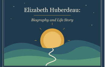 generate image and also add title Elizabeth Huberdeau